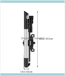 Bike Bicycle Aessories Cycling Sports Outdoorsbike Pumps Air Pump Aluminium Alloy Multifunction Inflator Mini Tire Drop Delivery7013362