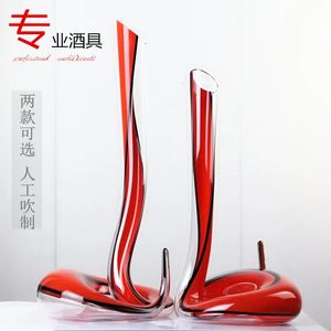 Creative snake shaped Crystal Decanter Party Drinkware Whiskey Decanter Wine Decanter Glass Barware 240423