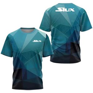 Men's T-Shirts New SIUX Mens Quick Dry T-shirt Summer Sweat RunnSweatshirt Short Sleeve Breathable Badminton Tennis Volleyball Sports Tops J240509