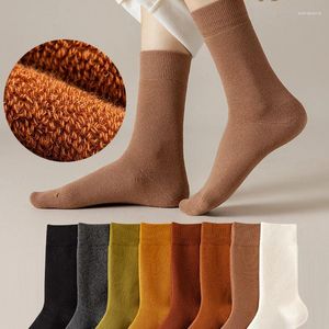Frauen Socken Frauen hochwertiger Baumwollwinterwinter warmer dicker nahtloser weicher elastischer atmungsaktiv gegen kaltes Terry