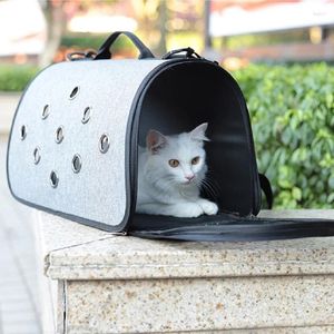 Kattbärare bärare väska husdjur handväska utgående rese transport valp liten hund andas axel följeslagare djurtransportör ryggsäck