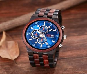 2020 new watch men039s Wood multi function large dial fashion8412884