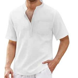 Polos masculinos 2023 masculino curto slved casual color top top shert shirt shirt y240510b1q1