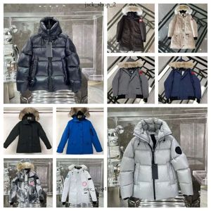 Canadas Goosejacket Luksusowy projektant Down Parkas Kurtki zimowe ubrania robocze kurtka na zewnątrz zagęszczona moda ciepła utrzymanie para na żywo transmisja gęsi kurtka 353