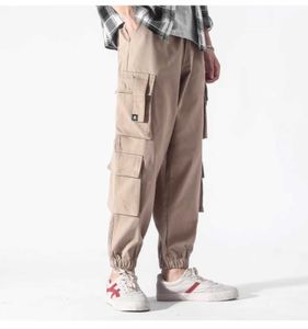 Men's pants Pants Commercial mens fashion Korean version loose for and straight casual pants multi pocket functional leggingsL2405
