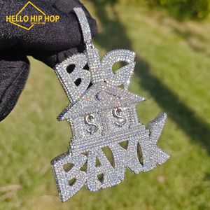 Wholesale of essential pendants for European and American hip-hop banks, heavy industry gold and silver pendants, necklaces, and tough guy motorcycles