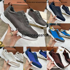 LP Shoes Loro Piano Shoe Loro Pianna Evo Sneaker Designer Walk Men Loro Pianna Casual Shoe Toping Caffice Caffice Mesh Sports Training Sneakers Loro Shoes