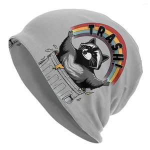 Berets Panda Cartoon Sport dünne Hüte, so lange wir Mülleimer Hipster Schädel Mützenkappen haben