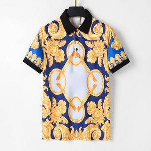 Herren Plus T-Shirts Polos T-Shirts runder Nacken bestickt und bedruckt Polar Style Summer Wear mit Straßenrein C316