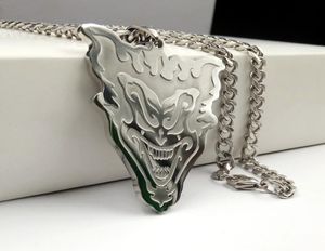 Ny lista Silver Tone Rostfritt stål Mens ICP V Word Vendetta Pendant Necklace 5mm 24 tum smycken Cool gåvor5898065