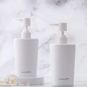 Storage Bottles CHAHUA Shampoo Body Wash Bottled Travel Home Bathroom Lotion Bottle White Press Type 1 Pack