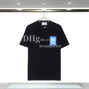 Hip Hop Rock Streetwear Tees Luxury Men Tops Summer Pure Cotton Tshirt Designer Letter Printed Tanks Loose Cotta For Youngster