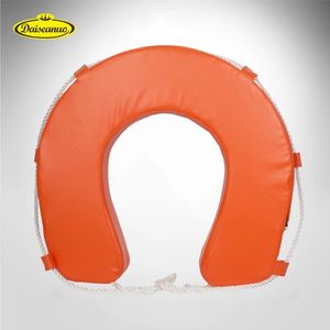 Universal Swimming Pool Accessoires Orange Rettungsboot für Erwachsene und Kinder wasserdichte Leder Wasser Sportsicherheit Rettungsschwimmer 240429