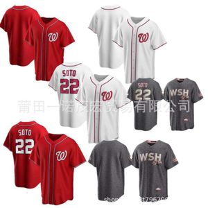 Maglie da baseball Jogging Abbigliamento Fans della squadra nazionale Edition Elite 22# Soto