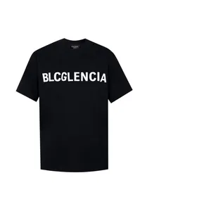 BLCG LENCIA Unisex Summer T-shirts Mens Vintage Jersey T-Shirt Womens Oversize Heavyweight 100% Cotton Fabric Workmanship Plus Size Tops Tees BG30409