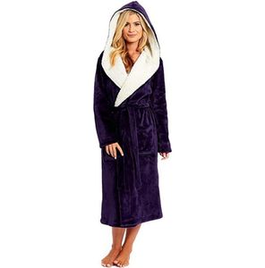 Kobiety szlafrok bawełniany szata nocna sukienka Kobiety 039S Zima przedłużona koralowa pluszowa szal daczyka z długim rękawem płaszcz szlafroki 4 y201308372