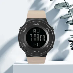 Wristwatches Multifunctional Electronic Watch Digital Alarm Clock LED Night Light Display Function Quartz Movement IP67