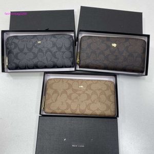 Luxury Handbag Designer Women's Brand Bag 2024 New Womens Long Wallet Classic Old Flower Pickup Bag Multi Card Slot Hand Held Change Wallet