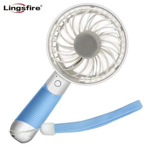 Mini Portable Handheld Fan Rechargeable Cooling USB Desktop Table Fan Powered by 18650 Li Battery for Home Office Outdoor