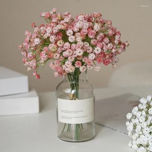 Dekoratif Çiçekler Yapay Gypsophila Düğün Diy Buket Dekorasyon Düzenlemesi Plastik Babysbreath sahte çiçek ev dekor
