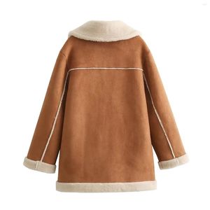 レディースジャケットMaxdutti British Vintage Winter Coat Fashion Women Sired and Fleece Warm Trench