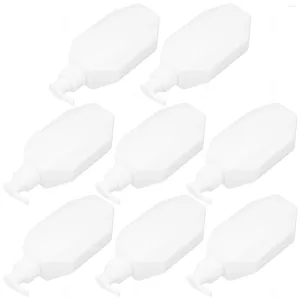 Garrafas de armazenamento 8 PCs Squeeze Lotion Bottle Bottle Filling Plástico Pump Bomba O Pet Recarregável Viagem de Banheiro