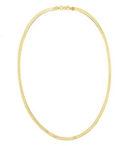 Classic Italy Sier Chain 925 Sterling Sier Herringbone Halsband M29049232619