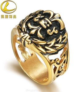 2022 CH Chrome Original Design Ringstil Schmuck personalisierte Edelstahl Männer039s Guss imitation Gold Hearts Designer N4578256