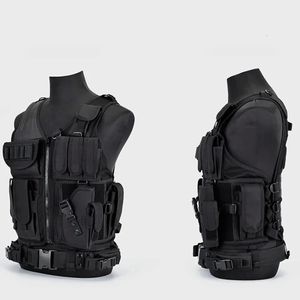Охота на безопасность одежды Swat Tactical Vest Swat Jacket Куртка для сундука многосайновая армия Army CS Hunting Vest Accessories 240507