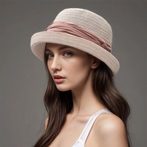 Top Hat Women Summer Summer Fisherman Hat Hat Hat Hepburn Fashion Sun Chap