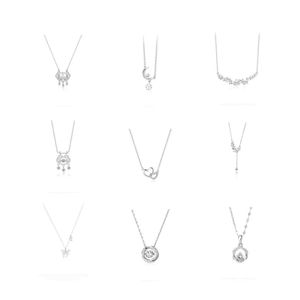 designer 999 sterling silver Mobius necklace item on Taobao new collarbone chain gift for girlfriend