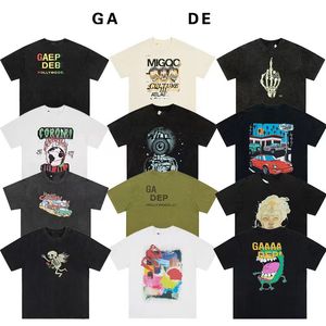 Designer galleriesysy mens t shirt depts womens tshirts graphic tee hand-painted INS splash letter round neck t-shirts 699