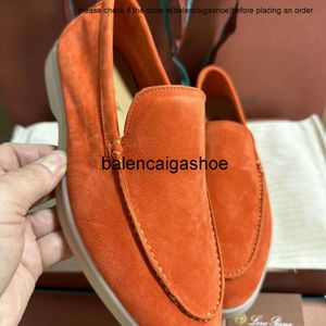 LP Shoes Loro Piano lo * ro pi * ana Женские и мужские обувь Lefu Flat Bottom Syste Single Syster The New Spring/Summer 2024 Lazy Sute Super Speak High -Caffect Loro Shoes