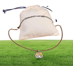 21fw high quality luxury jewelry men's women's tiger animal pendant necklace fashion personalized holiday gift2929758