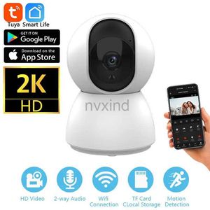 IP Cameras 4MP 2K Tuya Intelligent Mini WiFi IP Camera Indoor Wireless Monitoring Automatic Tracking of Human Family Safety CCTV Baby and Pet Monitor d240510