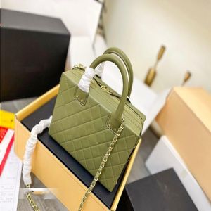 10A مصمم الأزياء أكياس حقيبة Women Makeup Handheld Fashion Case Square Box Bag Bags Crossbody Bags Mini Handbag Lovers Lugga Jfoi