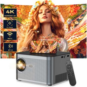 أجهزة العرض ILEPO HY350 Projector Android 11.0 تدعم 4K Native 1080p مع WiFi و BT5.2 Outdoor Project Upgrade HY300 HY320 J240509