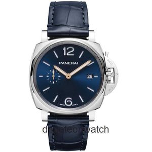 Пенераа высококлассные дизайнерские часы для мужчин min nuo mechanical watch mens 42mm Blue Plate Night Light Display PAM01274 Оригинал 1: 1 с настоящим логотипом и коробкой