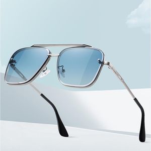 Solglasögon Classic Mach Six Style Gradient Women 2022 Fashion Men Vintage Brand Design UV400 Sun Glasses A689 291L
