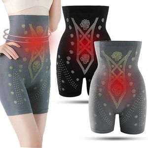 Waist Tummy Shaper Shaping body negative oxygen ion fat burning short circuit no trace high waist fiber shape recovery buttocks improvement elasticity Q240509