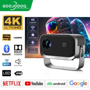 Proiettori FHD Native 1080p Proiettore WiFi 6 Bluetooth 5.2 4K 150 ANSI Movie Outdoor Proiettore Home Theater Projector IOS Android HDMI TV Stick J240509