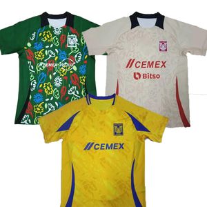 Maglie da calcio Tigres personalizzate 24-25 Tigres 10 Gignac 26 Thauvin 19 Pizarro 11 Nico 3 C.Salcedo 5 R.Carioca 13 D.Reyes Yakuda Thai Facility Uniforms