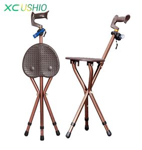 Vandringsstänger Hela justerbara vikbara promenader Cane Chair Stool Massage Stick med Portable Portable Fishing LED LED LED LED för sittplats för 3939487