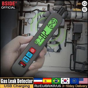 Detector de vazamento de gás combustível combustível CO2 Inflamável alcoólatra GLPG METHONE Analyzer Caminhante Alarme PPM LEL Tester Chargo USB