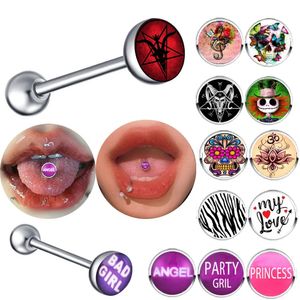 1pc 28 Stili Anello linguistico Piercing Piercing sexy in acciaio inossidabile in acciaio inossidabile Nightclub Bod Body Jewelry 240429