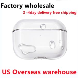 For Airpods pro 2 air pods 3 Max Earphones airpod Bluetooth Headphone Accessories Solid Silicone Cute Protective Cover Wireless Charging Box Shockproof Case