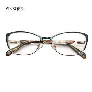 Small Cat Eye Glasses Frame Women Vintage Female Retro Luxury Eyewear Optical Fashion Eyeglasses Frames For Womens 240423