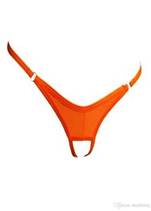 Girl pants open crotch sexy lycra panties women bikini gstring micro crotchless thong lady Candy Cherries underwears2797751