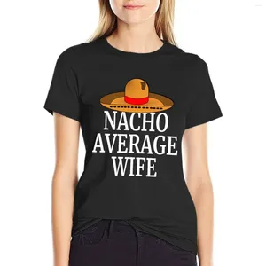 Polos da donna nacho moglie media medio di fidanzamento divertimento matrimoni disegni regalo t-shirt manica corta maglietta taglie forti da donna abbigliamento