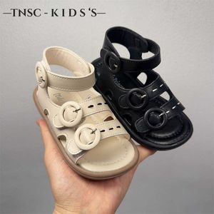 Sandały Childrens Buty 2024 Summer New Korean Edition Princess 0-1-3-letnia dziewczynka Baby Walking H240510